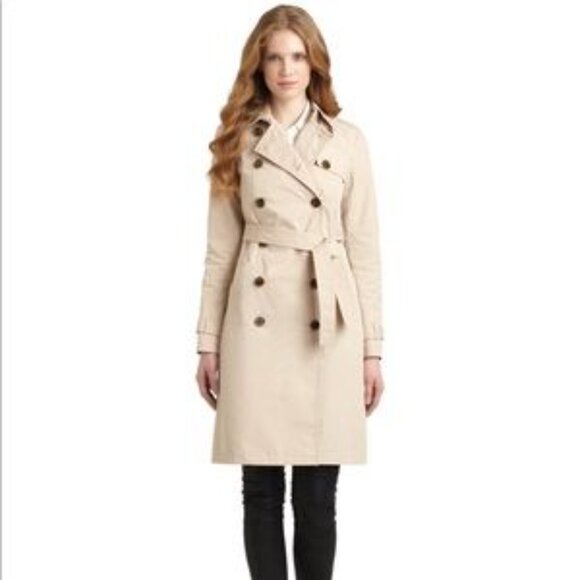 Gryphon New York Cotton Trench Coat Size US S - Picture 2 of 10